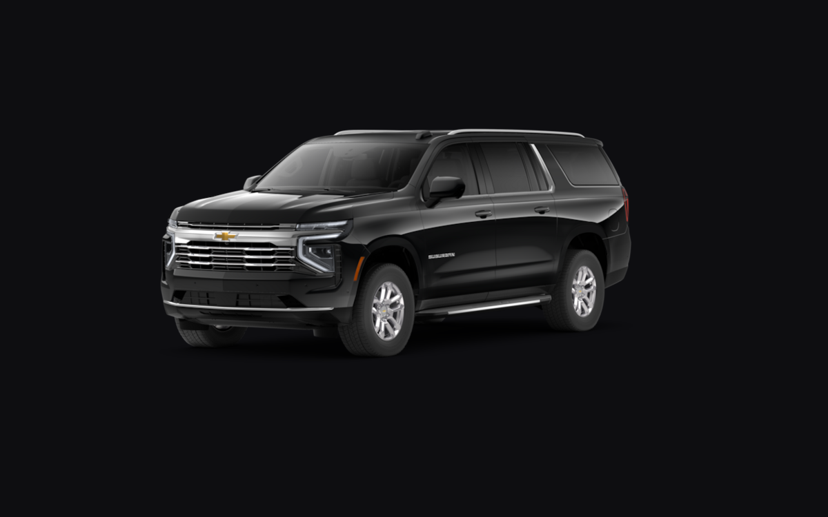2026 black Chevy Suburban, Standard SUV