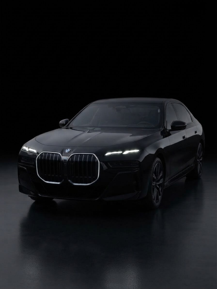 Black BMW 7 Series luxury sedan – Chicago Executive Limousine